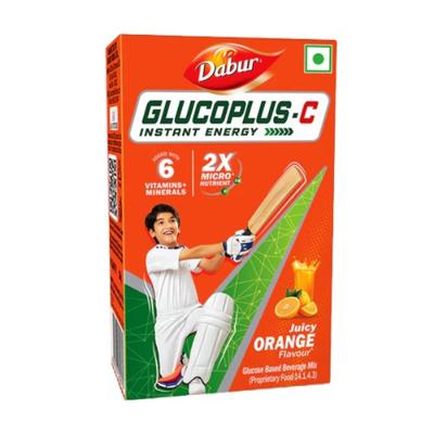 Dabur Glucoplus-C Instant Energy With Juicy - Orange Flavour 1 Kg + Free Luxor Art Kit Worth Rs 110 - Energy Drinks