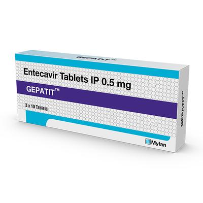 GEPATIT 0.5mg Tablet 10's - Viral infections-Ant