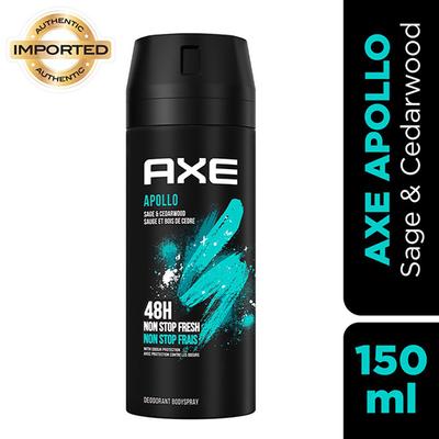 Axe Apollo Sage & Cedarwood Deodorant Body Spray 150 ml - Men Deodorants/Roll-Ons
