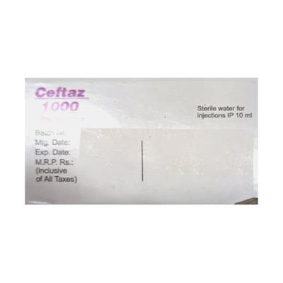Ceftaz 1gm Injection 1's - Bacterial Infections-Cep
