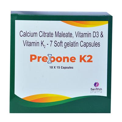 PREBONE K2 Capsule 15's - Supplements-Cal