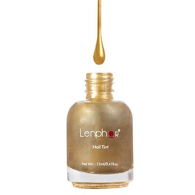 Lenphor Nail Tint Golden Mistress 71 12 Ml - Nail Polish
