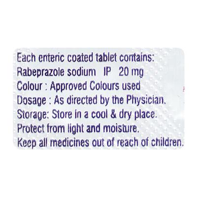 RABESTAT 20 Tablet 10's - Ulcer/Reflux/Flatulence-Aaa