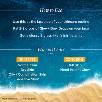 Aqualogica Glow Plus Juicy Dew Drops 30 ml - Face Serum