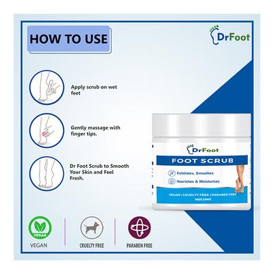 Dr Foot Foot Scrub 100 gm - Foot Scrubs