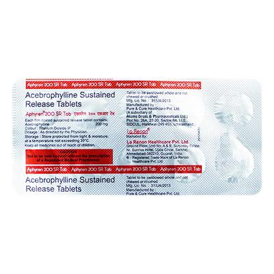 Aphyren 200 SR Tablet 10'S - Asthma/COPD-Ast