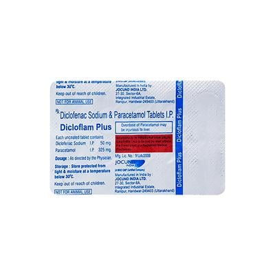 DICLOFLAM PLUS Tablet 10's - Pain relief-Nsa