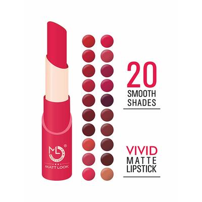 Matt Look Vivid Matte Lipstick, Rogue Pink 3.8 gm - Lipsticks