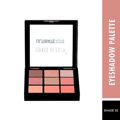 Swiss Beauty Ultimate Eyeshadow Palette - (Shade-2) 6gm - Eyeshadow, Bases & Primers