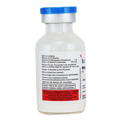 Meromac 1gm Injection 1's - Bacterial Infections-OBL