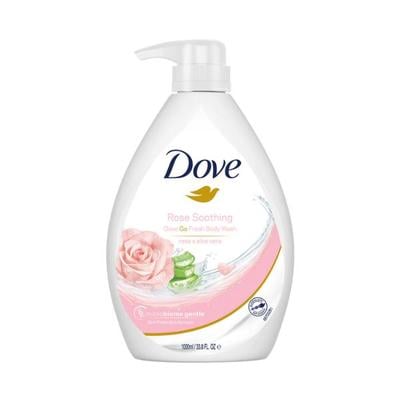 Dove Soothing Rose & Aloe Vera Body Wash for Replenished Skin Refreshing Scen 1000 ml - Shower Gels & Body Wash