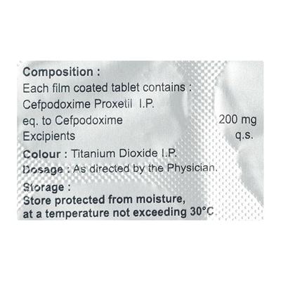 CEFODOX 200 Tablet 10's - Bacterial Infections-Cep