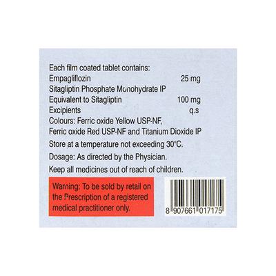 EMPAGLYN S 25/100 Tablet 10's - Diabetes-Ant