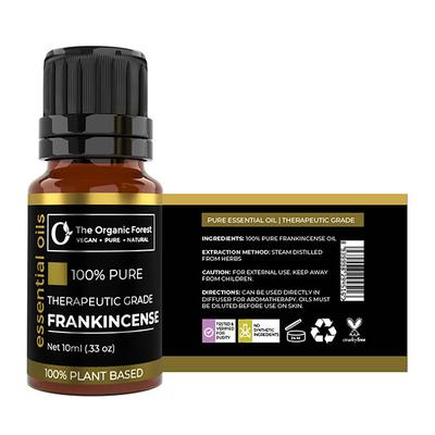 Organic Forest 100% VEGAN Frankincense Essential Oil 10 ml - Essential Oils