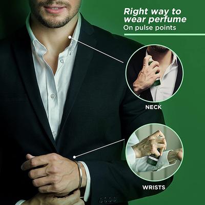 The Man Company Non-Gas Body Perfume For Men - Vert 120 ml - Men Perfumes (Edt/Edp)