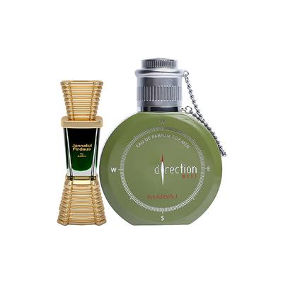 Ajmal Jannatul Firdaus Concentrated Perfume Oil Oriental And Maryaj Direction West EDP Green Spicy Perfume 110 ml - Perfumes (Edt/Edp)