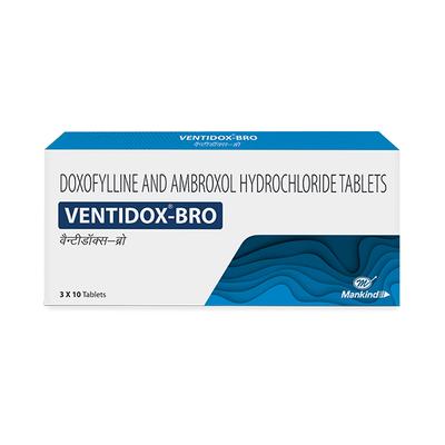 Ventidox Bro Tablet 10'S - Asthma/COPD-Ast