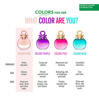United Colors of Benetton On - The - Go Colors Rose For Women 30 ml - Women Perfumes (Edt/Edp)