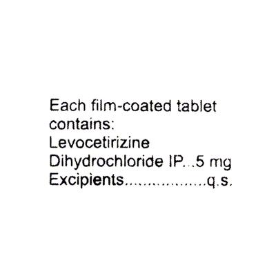 CRIZ 5mg Tablet 10's - Allergies-Ant