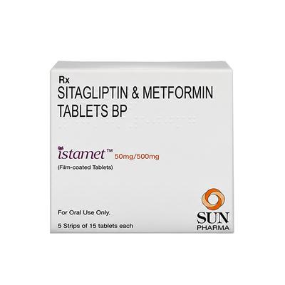 Istamet 50/500mg Tablet 15'S - Diabetes-Ant