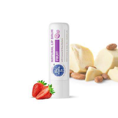 The Mom's Co. Natural Fruit Lip Balm with Cocoa & Shea Butters 5gm - Lip Balms
