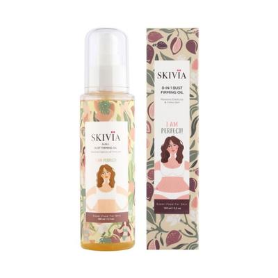 Skivia 8-in-1 Bust Firming Oil - Helps Tone & Firm Skin Packed with Antioxidants 100 ml - Stretch Mark Cream