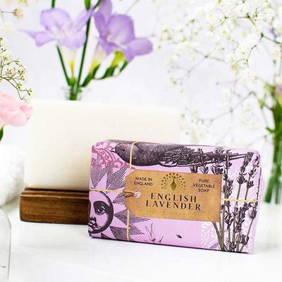 The English Soap Company - Anniversary English Lavender Soap 190 gm - Soaps