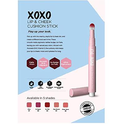 ZM Zayn Myza XOXO Lip & Cheek Cushion Stick - On Fire 10 gm - Lipsticks