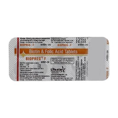Biopreg F Tablet 10'S - Supplements-Vam