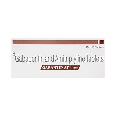 Gabantip AT 100mg Tablet 10'S - Neuropathic Pain-Dru