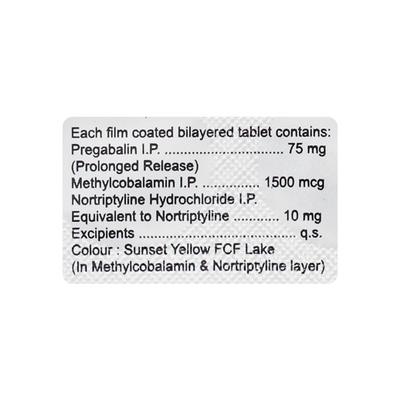 NOVA MNT Tablet 10's - Neuropathic Pain-Dru