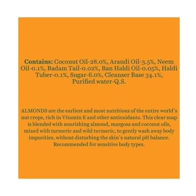 Biotique Almond Oil Nourishing Body Soap 150 gm - Soaps