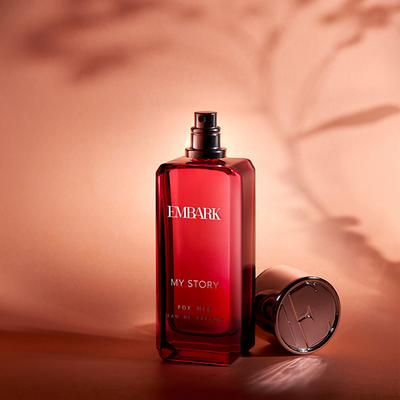 EMBARK My Story Women/Ladies Giftset (100ml EDP + 100ml Shower Gel + 100ml Body Moisturizer + 150ml Perfumed Deodorant + Women's Pouch) 450 ml - Women Perfumes (Edt/Edp)