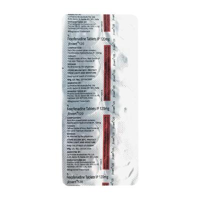 Fexert 120mg Tablet 10'S - Allergies-Ant