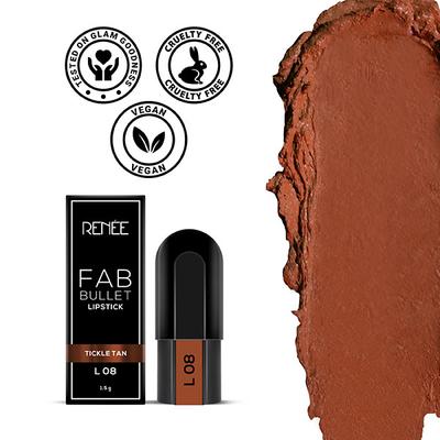 RENEE Fab Bullet L 08 Tickle Tan 1.5 gm - Lipsticks