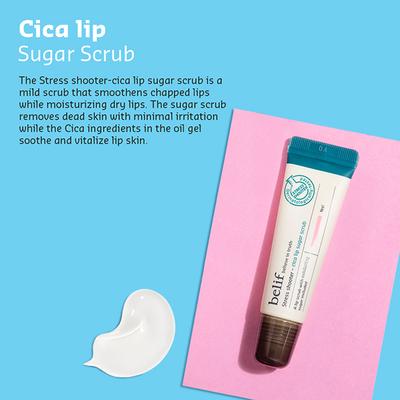 Belif Stress Shooter - Cica Lip Sugar Scrub 10 gm - Scrubs & Exfoliants