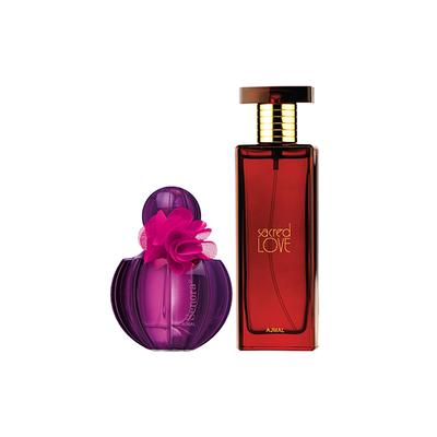 Ajmal Senora EDP Floral Spicy Perfume And Sacred Love EDP Floral Musky Perfume 125 ml - Women Perfumes (Edt/Edp)