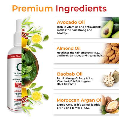 Organic Forest 100% VEGAN Anti Frizz Hair Serum 50 ml - Hair Serums