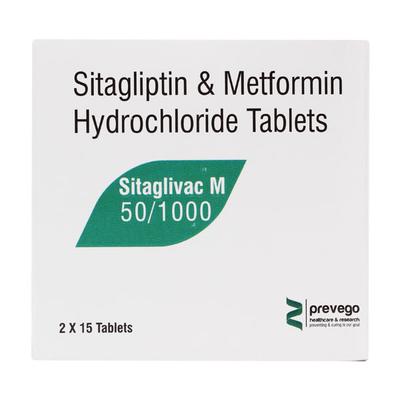 SITAGLIVAC M 50/1000 Tablet 15's - Diabetes-Ant