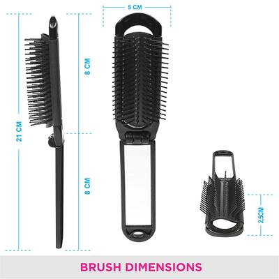 Vega Compact Fold Brush (R1 - FM) 48 gm - Hair Brushes