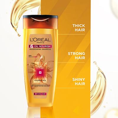 L'Oreal Paris 6 Oil Nourish Shampoo 82.5 Gm - Shampoos