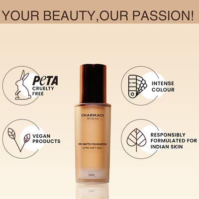 Charmacy Milano Matte Foundation 06 30 ml - Foundation
