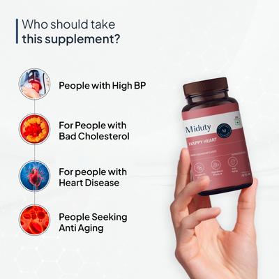 Miduty Happy Heart Capsules 30's - Vital Health