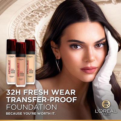 L'Oreal Paris Infallible 24H Fresh Wear Foundation, 235 Honey 30 Gm - Foundation