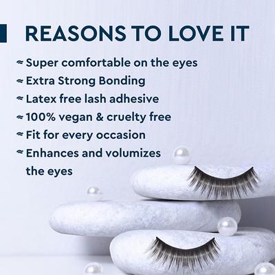 Gubb Eyelash Curler Rose Gold Color + Gubb Eyelash Set Party Style 1's - Rollers & Curlers