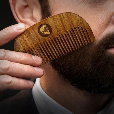 Beardo Compact Beard Wooden Comb - Beard Comb