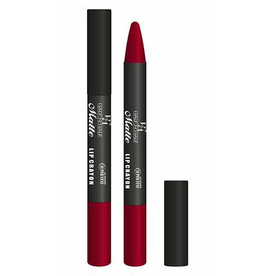 Half N Half Matte Lip Crayon, 24H Super Stay, 05 Deep Maroon 3.5 gm - Lip Crayons
