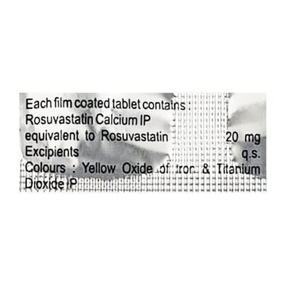 Rozudoc 20mg Tablet 10'S - High Cholesterol-Dys