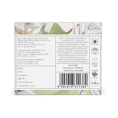 Sadhev - Ayurvedic Hydrating Day Cream Spf 15 50 gm - Day Cream