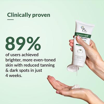 Fixderma Tomaglow Brightening Face Cream with White Tomato Extract, Excutin 4MSK with 2% Alpha Arbutin 4% Niacinamide 50 gm - Face Moisturizers